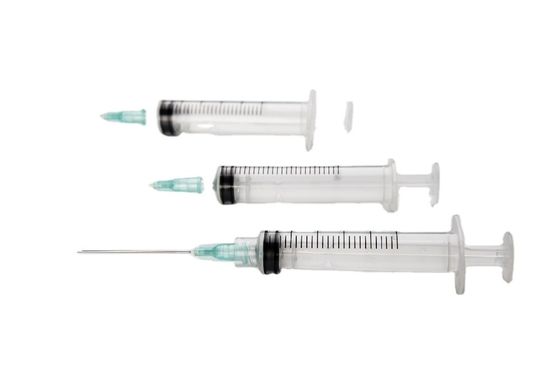Medical Grade PP 3ml Disposable Syringe With Needle