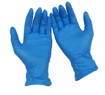 4.5gsm Disposable Medical Nitrile Gloves , Nitrile Powder Free Medical Examination Gloves