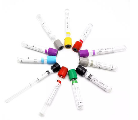 Sterile Vacuum Blood Collection Tube , PET Glass Blood Collection Tubes