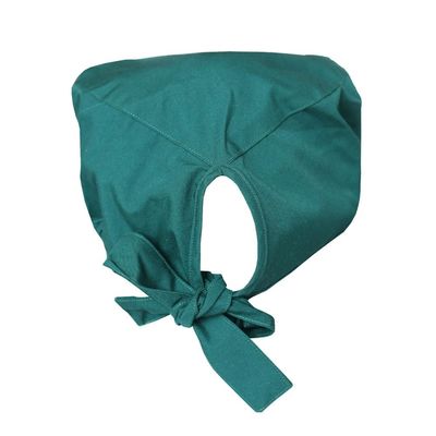 Hospital Disposable Scrub Caps , Cotton Polyester Doctors Surgical Hats
