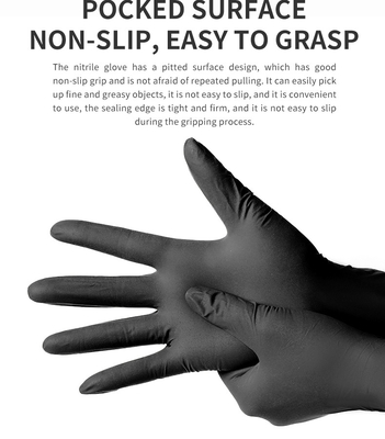 Latex Free Disposable Nitrile Cleaning Gloves No Sterile For Aquaculture