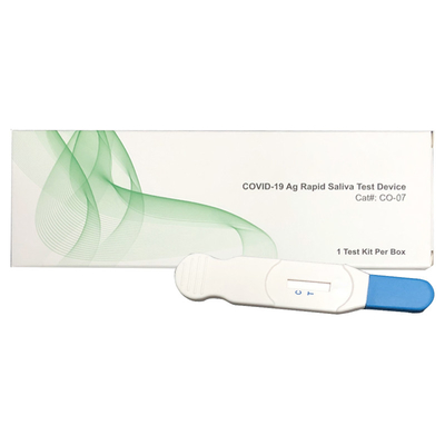 FDA Cetificate Rapid Saliva Test Kit One Step COVID - 19 Ag Lollipop Device 60TCID