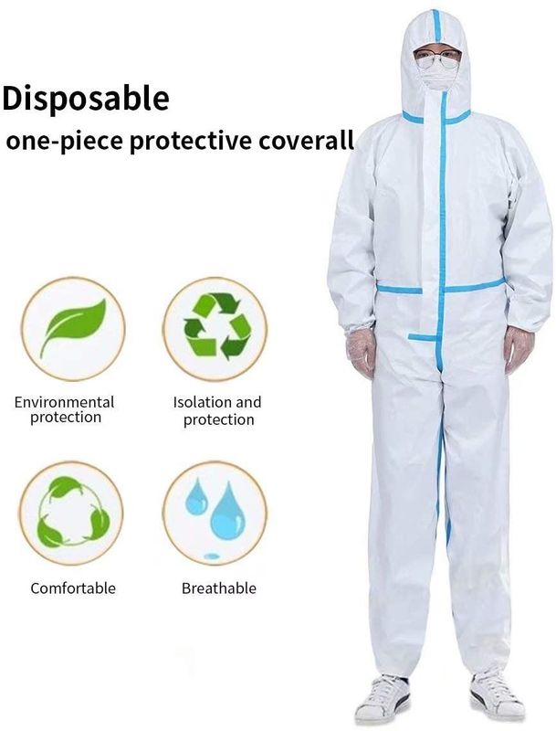 CE FDA PP PE Disposable Medical Isolation Clothing